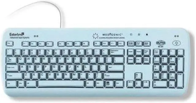 Main image of Esterline Advanced Input Sys. K104c02-us Medical 104 Compliance Keyboard Washable (k104c02us)