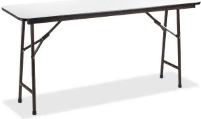 Main image of Folding Table, 72"x18", Mahogany