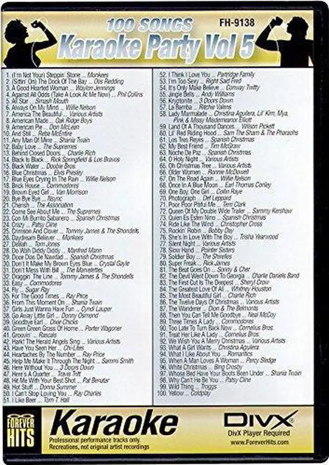 Main image of Vocopro KARAOKE 100 Songs On One Disc