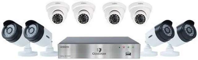 Alt view image 5 of 7 - UNIDEN G7844D2 Wired DVR Security Camera System w/ 4 1080P Bullet Cameras, 4 1080P Dome Cameras and 2 TB HDD