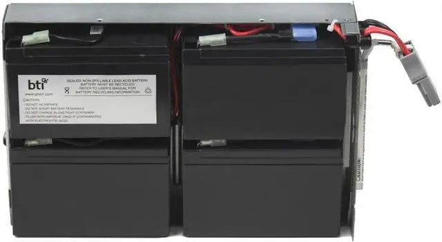 Alt view image 7 of 12 - Bti Replacement Battery Rbc132 For Apc - Ups Battery - Lead Acid