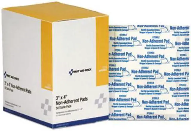 Main image of First Aid Only I256 Refill For Smartcompliance General Business Cabinet, Non-Adherent Pads,3X4,50/Bx