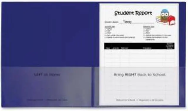 Alt view image 2 of 19 - C-Line Classroom Connector Folders 9"x11-3/4" 25/BX Blue 32005