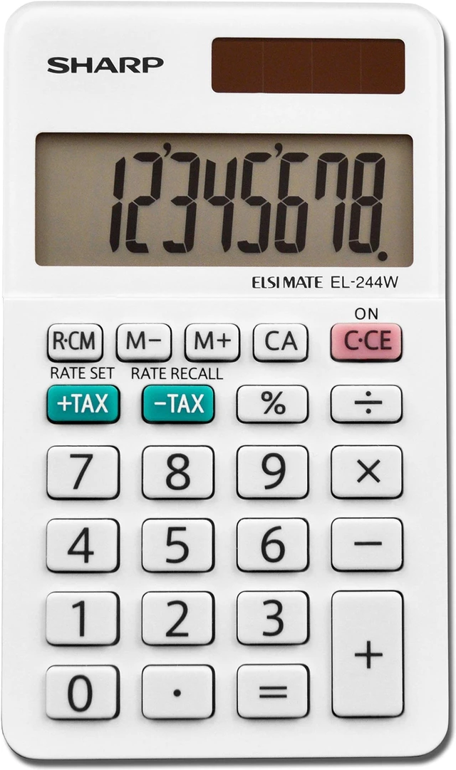 Alt view image 2 of 7 - Victor Technology EL-244WB Small Pocket Calculator - Quantity 1