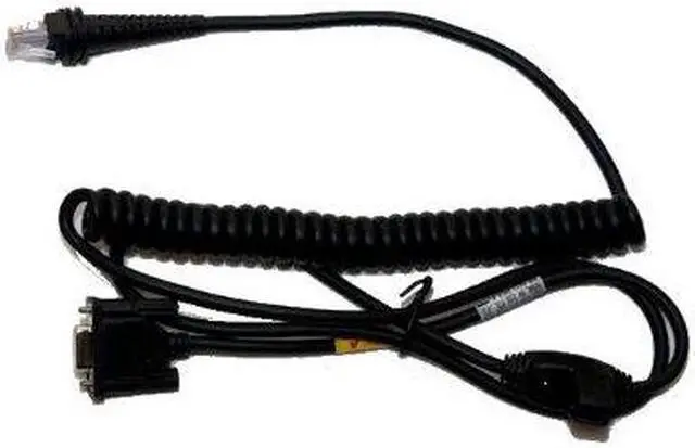 Main image of Honeywell CBL-220-300-C00 Rs232 Wincor Blk Db9 Male 3m (9.8ft) Coiled 5v Host Power
