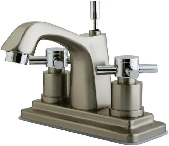 Alt view image 4 of 7 - Kingston Brass KS8647DX Concord Two Handle 4" Centerset Lavatory Faucet with Bra