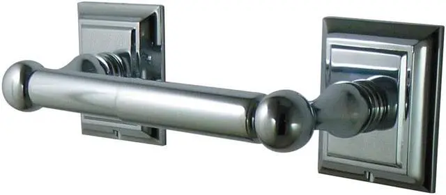 Alt view image 2 of 6 - Contemporary Toilet Paper Holder in Polished Chrome Finish