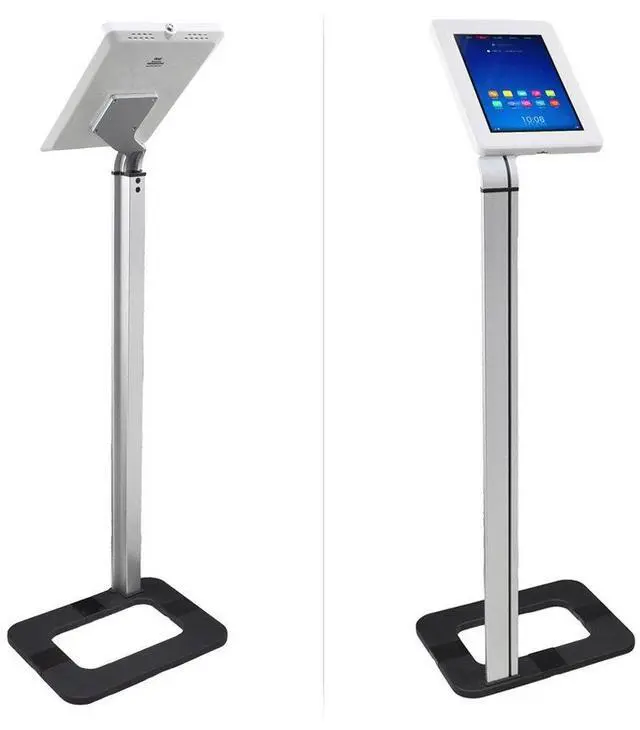 Alt view image 3 of 4 - Pyle PSPADLK38 Universal Tamper-Proof Anti-Theft iPad Tablet Kiosk Floor Stand Holder for Public Display with Cable Management, Fits Virtually All Tablets 9.7'' to 10.1'' Tablets