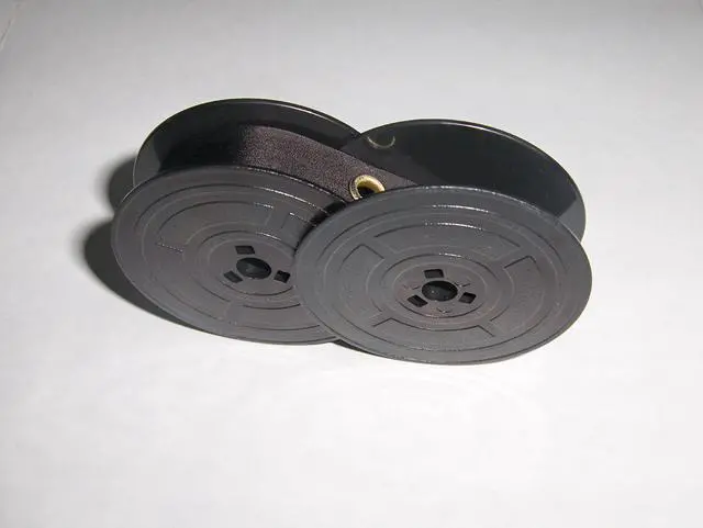 Main image of General Ribbon T4BW Grc Univrsl Twin T4-ntbw 1-black/white Nylon Ribb