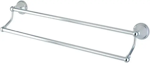 Alt view image 2 of 8 - GOVERNOR 24 DUAL TOWEL BAR-Chrome Finish