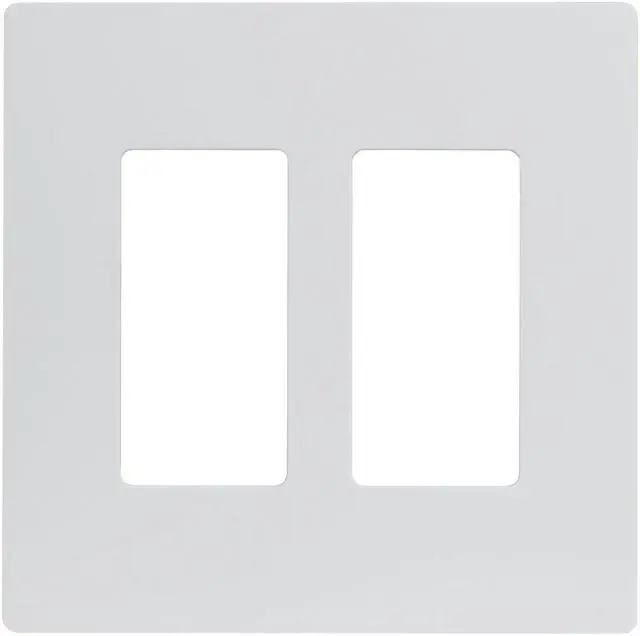 Main image of Legrand RWP262W 2 Gang Screwless Wall Plate White