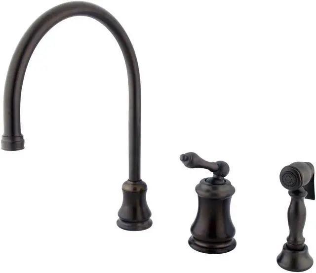 Alt view image 4 of 5 - Restoration Oil-rubbed Bronze Kitchen Faucet
