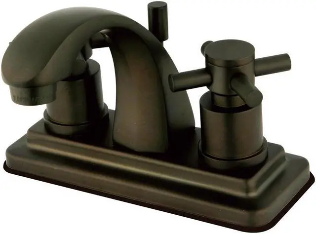 Main image of Kingston Brass KS4645DX Two Handle 4 in. Centerset Lavatory Faucet with Brass Pop-up