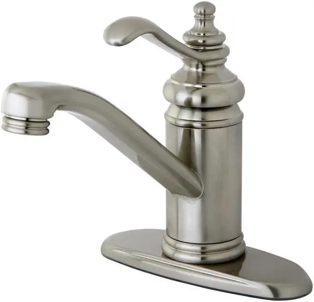 Alt view image 5 of 8 - TEMPLETON 4 SINGLE HDL LAV FCT W/BRS POP-UP-Satin Nickel Finish