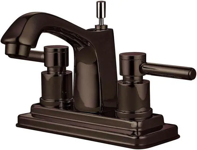 Alt view image 2 of 3 - Kingston Brass KS8645DL Concord Two Handle 4" Centerset Lavatory Faucet with Bra