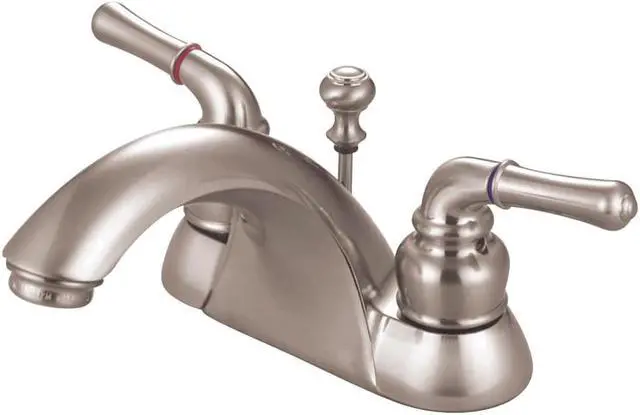Main image of Kingston Brass KB2628 4 Inch Center Lavatory Faucet - Satin Nickel