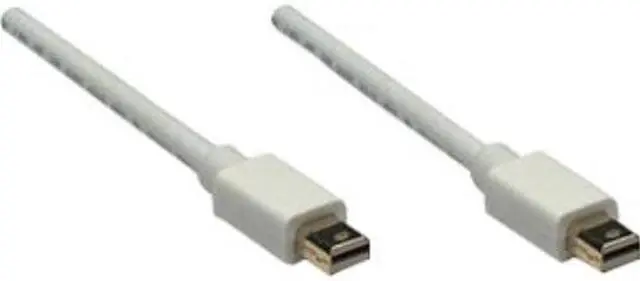 Main image of Manhattan 324557 3.3 ft Mini-DisplayPort Video Cable Cord (White)