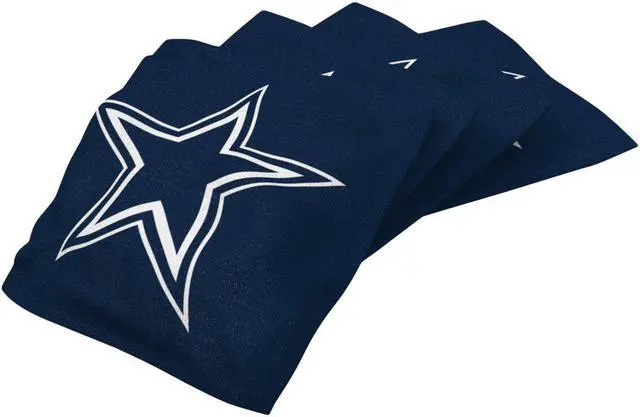 Alt view image 2 of 3 - Wild Sports XL Bean Bag 4pk Dallas Cowboys Navy - Accessory For Toss Game