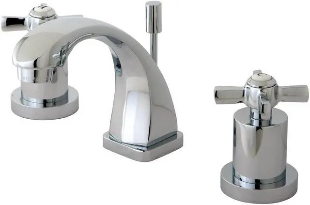 Alt view image 4 of 6 - Kingston Brass Millennium Mini Widespread Lavatory Faucet in Polished Chrome by Kingston Brass