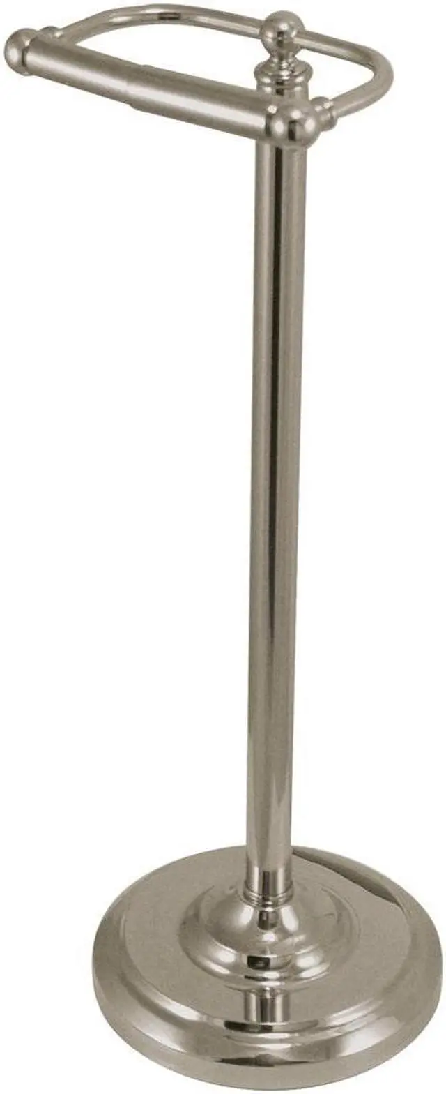 Alt view image 7 of 12 - CLASSIC PEDESTAL PAPER HOLDER-Satin Nickel Finish