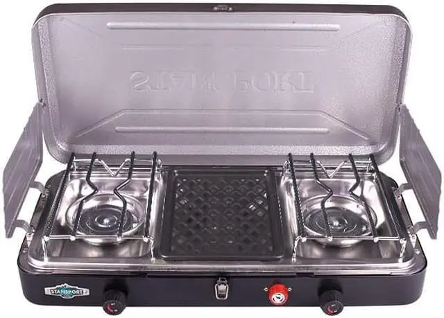 Main image of Stansport 212-600-50 Outfitter Series 3-Burner Propane Stove