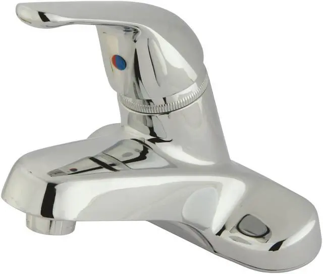 Main image of Kingston Brass KB541G Single Handle 4 in. Centerset Lavatory Faucet with Grid Strainer