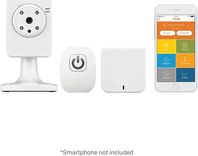 Main image of Home8 Video-Verified GarageShield Garage Door Control System, Monitors and Controls Garage Door from Smartphone with Video, 1-Camera