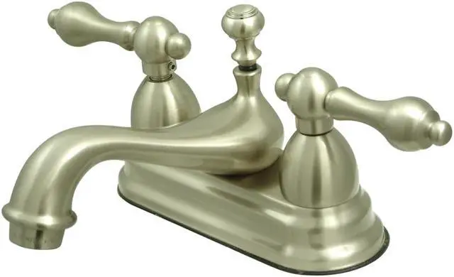 Alt view image 2 of 3 - Kingston Brass KS3608AL Two Handle 4 in. Centerset Lavatory Faucet with Brass Pop-up