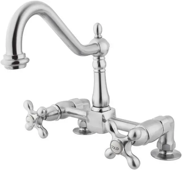 Alt view image 2 of 6 - Kingston Brass KS1141AX Kitchen , Faucet, Polished Chrome