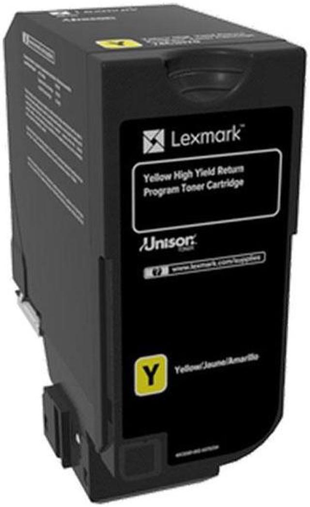 74C0HYG High-Yield Toner, 12,000 Page-Yield, Yellow 74C0HYG High-Yield Toner, 12,000 Page-Yield, Yellow