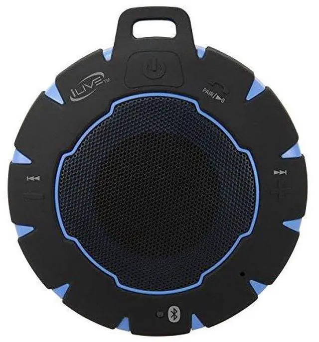 Alt view image 2 of 5 - iLive - Portable Bluetooth Speaker - Blue