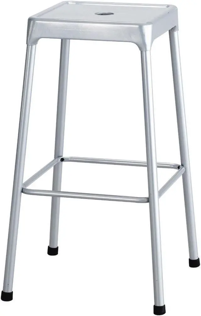 Alt view image 3 of 8 - Safco - 6606SL - Bar-Height Steel Stool, Silver
