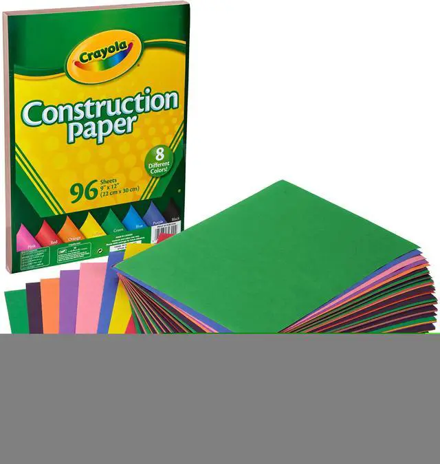 Alt view image 6 of 19 - Crayola Construction Paper Pad 9"X12"-96 Sheets