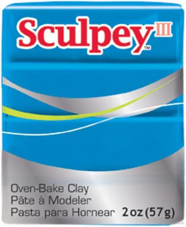 Alt view image 4 of 7 - Sculpey III Polymer Clay 2oz-Turquoise