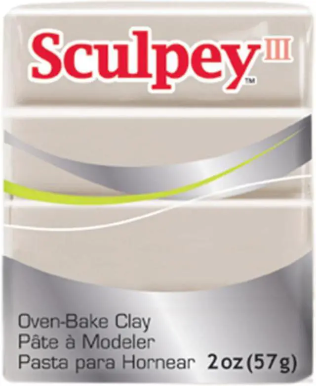 Alt view image 3 of 5 - Sculpey III Polymer Clay 2oz-Elephant Gray