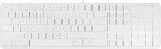 Alt view image 2 of 10 - Macally SLIMKEYPRO Usb Ultra Slim Keyboard Scissor Keys For Apple