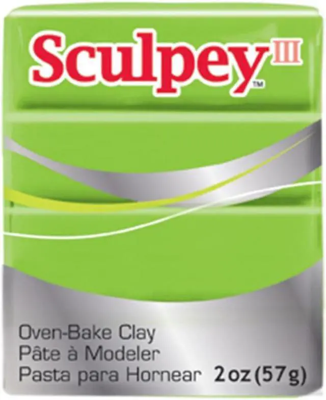 Alt view image 4 of 5 - Sculpey III Polymer Clay 2oz-Granny Smith