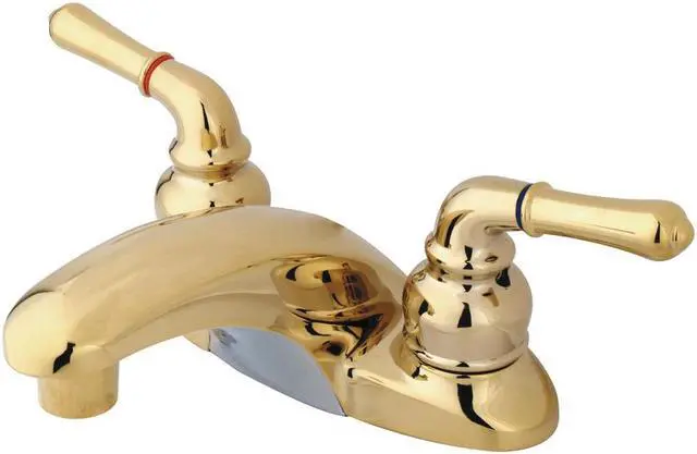 Alt view image 3 of 4 - Kingston Brass KB622LP Two Handle 4 in. Centerset Lavatory Faucet