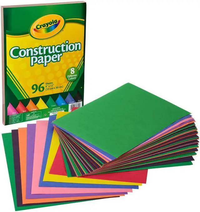Alt view image 7 of 19 - Crayola Construction Paper Pad 9"X12"-96 Sheets
