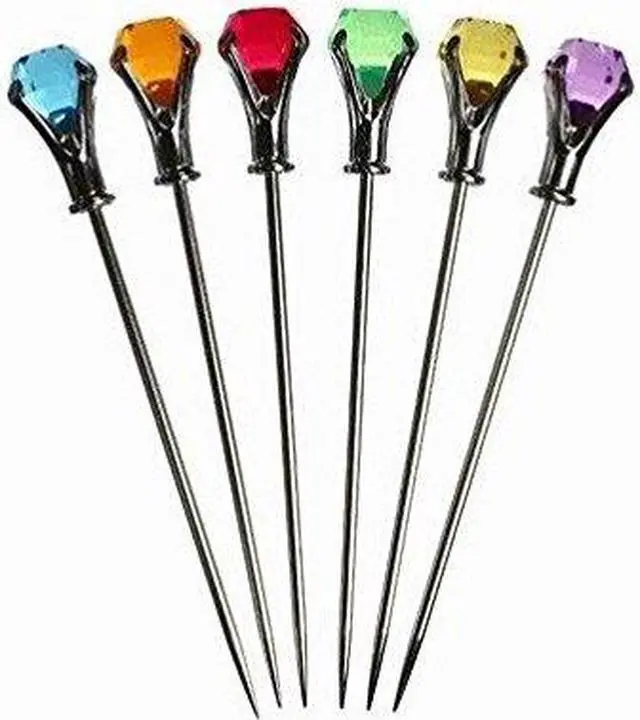 Main image of Prodyne DM6C Colorful Diamond Head Martini Picks Set Of 6