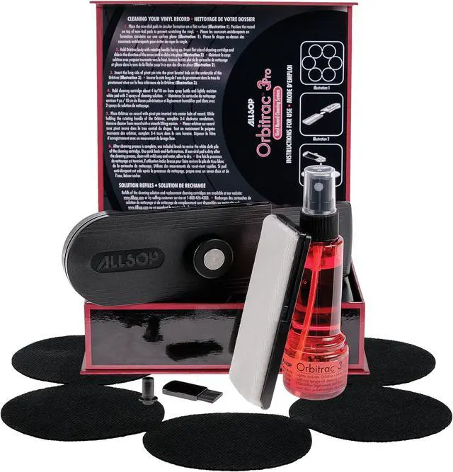Alt view image 2 of 12 - Orbitrac 3 Pro Vinyl Record Cleaning Kit