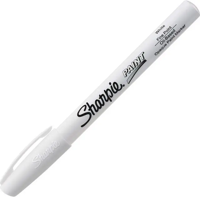 Alt view image 2 of 6 - Sharpie Permanent Paint Marker Fine Point White 35543