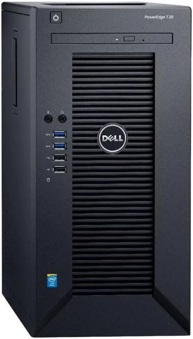 Alt view image 6 of 8 - Dell PowerEdge T30 Mini-tower Server - 1 x Intel Pentium G4400 Dual-core (2 Core) 3.30 GHz - 4 GB Installed DDR4 SDRAM - 1 TB (1 x 1 TB) Serial ATA/600 HDD - Serial ATA/600 Controller - 290 W