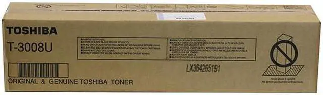 Alt view image 3 of 6 - Black Toner Cartridge for Toshiba T3008U E STUDIO 2008A, E STUDIO 2508A, E STUDIO 3008A, E STUDIO 3008AG, E STUDIO 3508A, E STUDIO 4508A, E STUDIO 5008A, E STUDIO 5008AG, Genuine Toshiba Brand