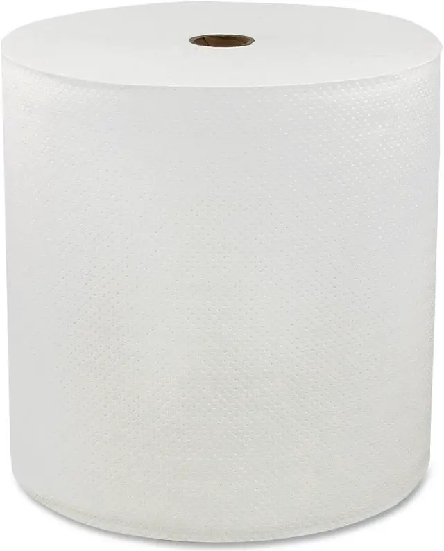 Alt view image 2 of 18 - Genuine Joe Hard Wound Roll Towel 1-Ply 7"x850' 6RL/CT White 96850