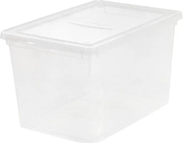 Alt view image 2 of 7 - Iris Deep Modular Snap-Tight Lid 68Qt 6/CT Clear 200450