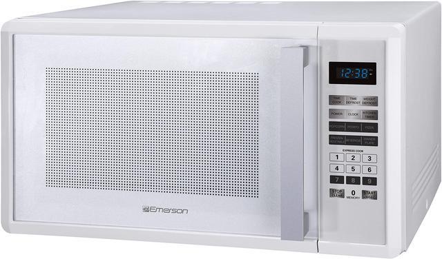 Alt view image 4 of 5 - Emerson - MW1188W - Emerson 1.1 CU. FT. 1000 Watt, Touch Control, White Microwave Oven - Single - 1.10 ft Main Oven -