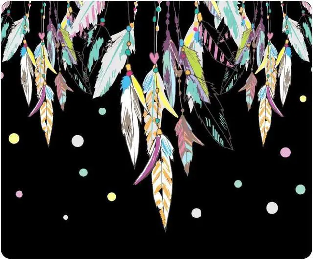 Main image of OTM Hipster Prints Black Mouse Pad, Dream Catcher Color