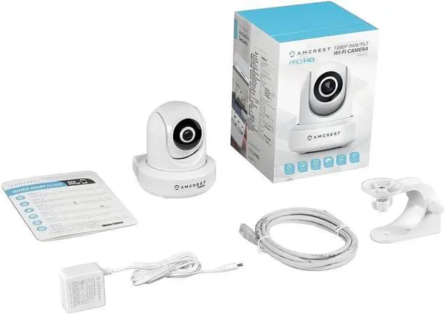 Alt view image 11 of 20 - Amcrest 1080P WiFi Security Camera 2MP (1920TVL) Indoor Pan/Tilt Wireless IP Camera, Home Video Surveillance System with IR Night Vision, Two-Way Talk for Pet, Nanny Cam Baby Monitor IP2M-841W (White)