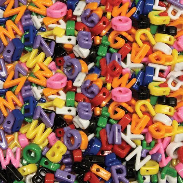Alt view image 4 of 6 - Creativity Street Upper Case Letter Beads, Assorted Colors, 288 Beads/Set